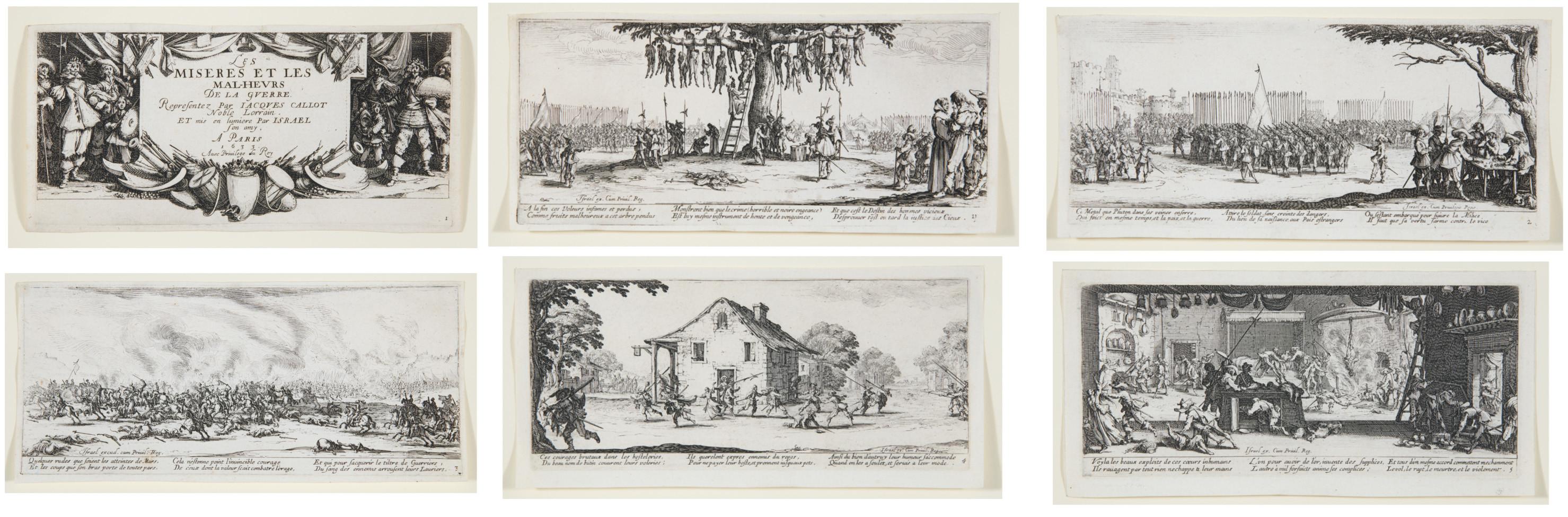 Jacques Callot - Les Miseres Et Les Mal-Heurs De La Guerre.