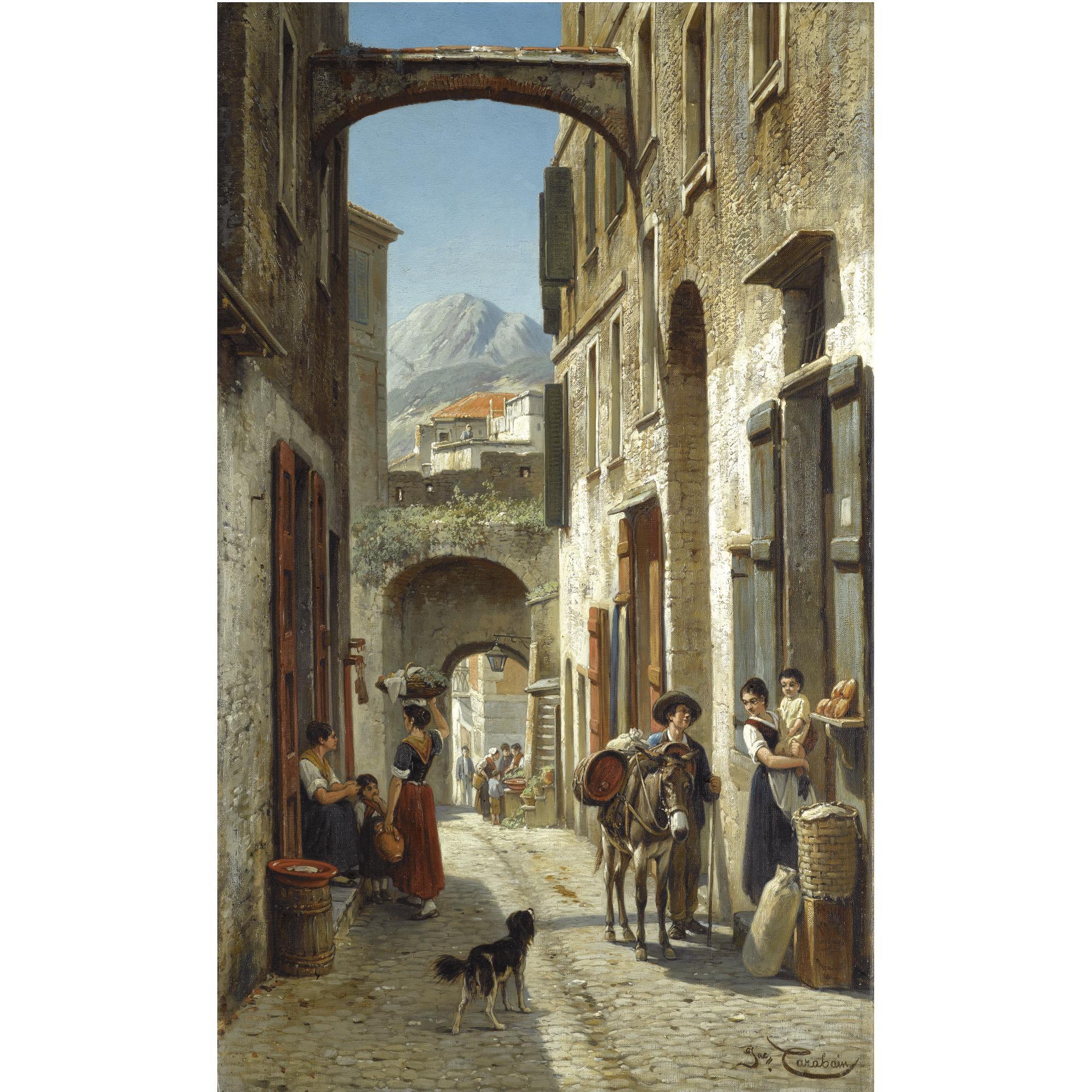 Jacques Carabain - Belgian La Via Dritta A Bordighera