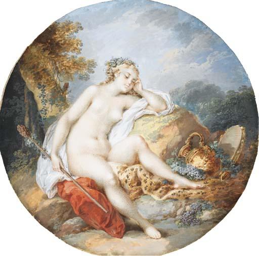 Jacques Charlier - Erigone Endormie Abandonnée Par Bacchus