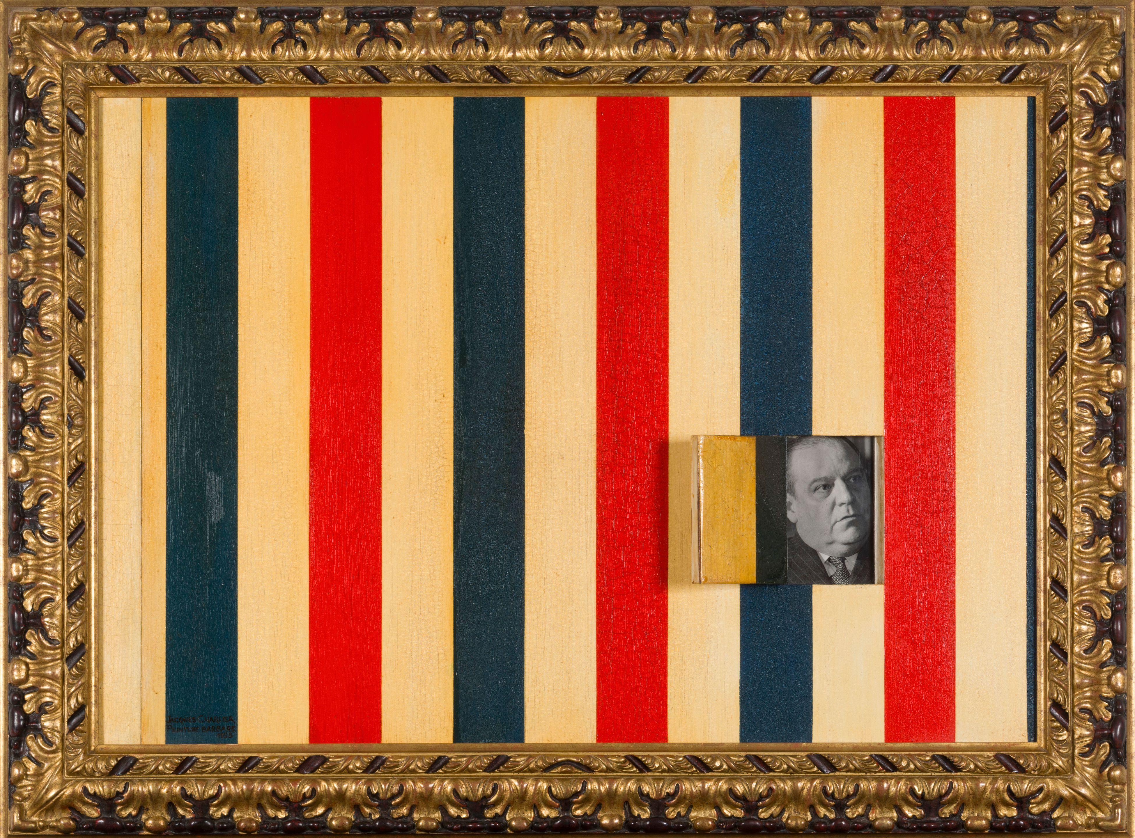 Jacques Charlier - Peinture barbare (Raymond Barre, code barre)