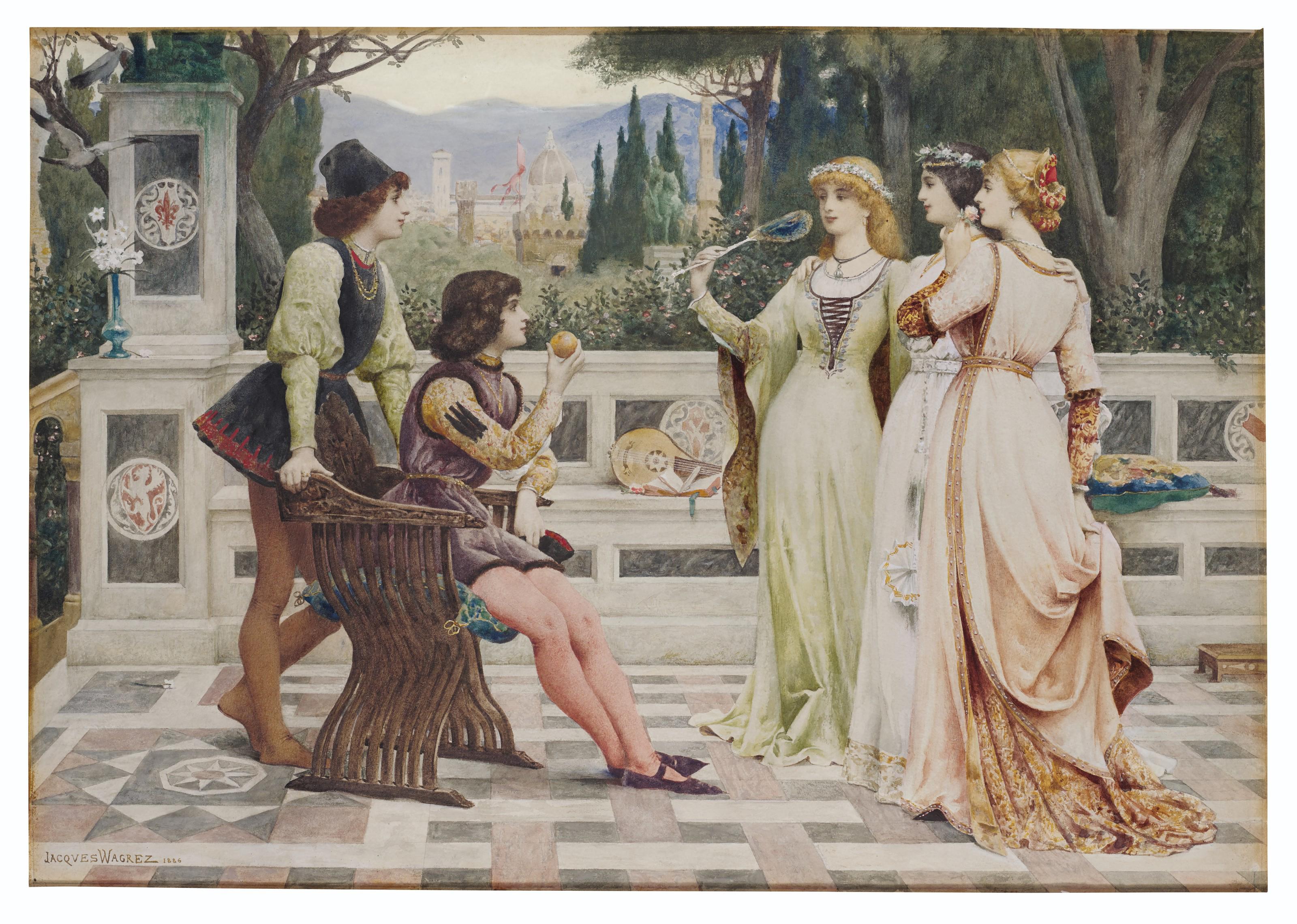 Jacques-Clément Wagrez - The Judgement of Paris