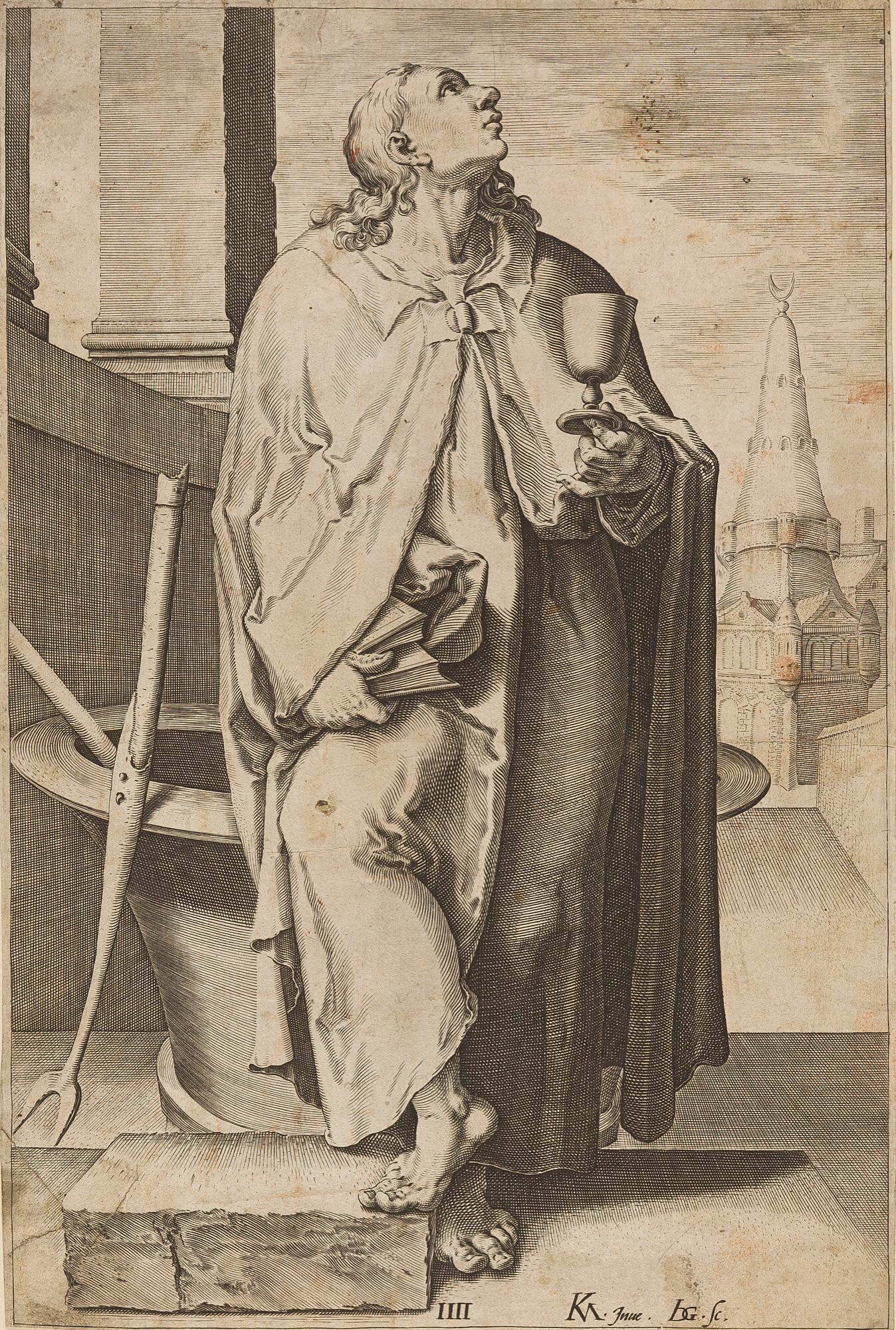 Jacques de Gheyn II. - Der Apostel Johannes.