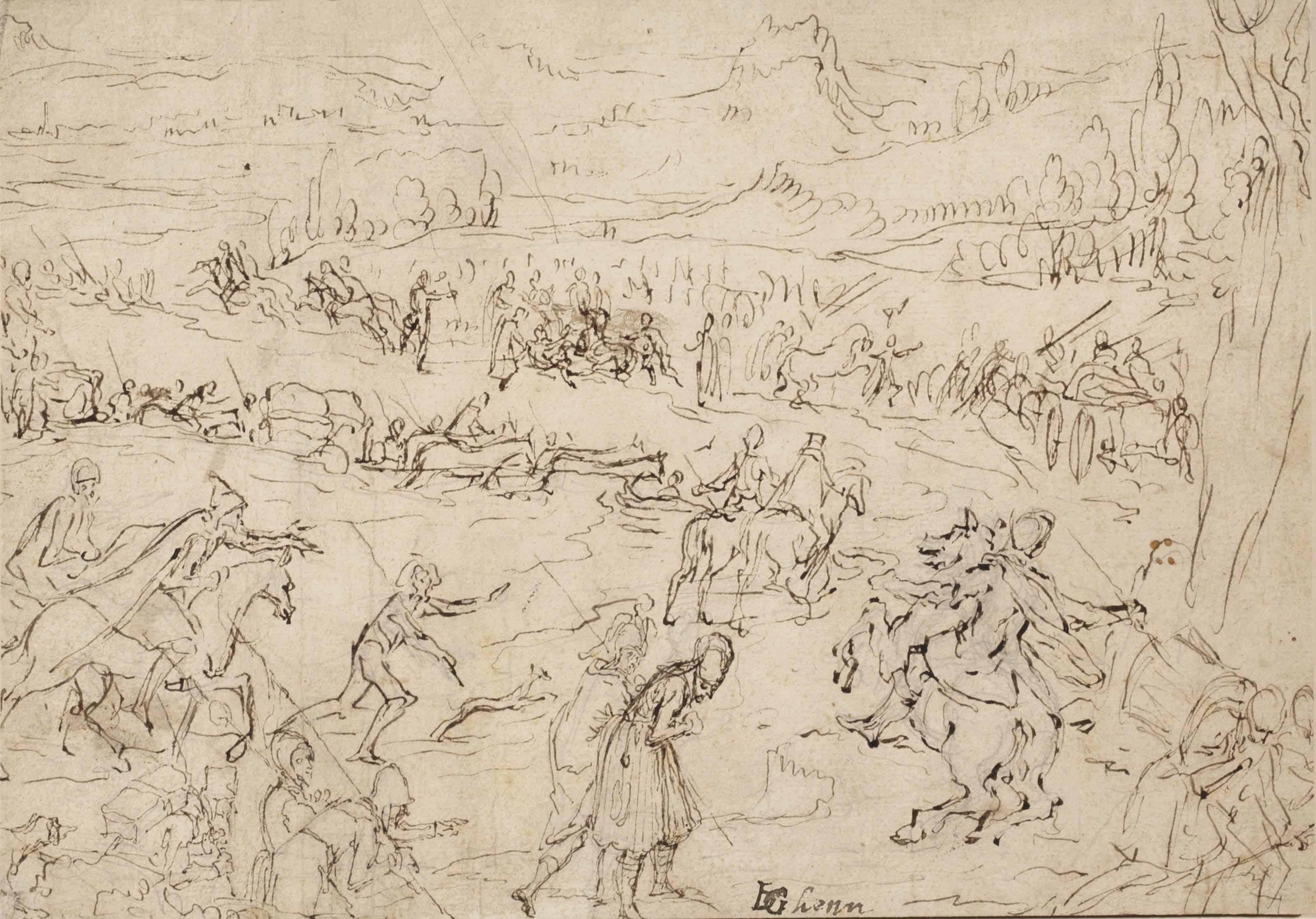 Jacques De Gheyn Ii - Saint Paul journeying to Damascus