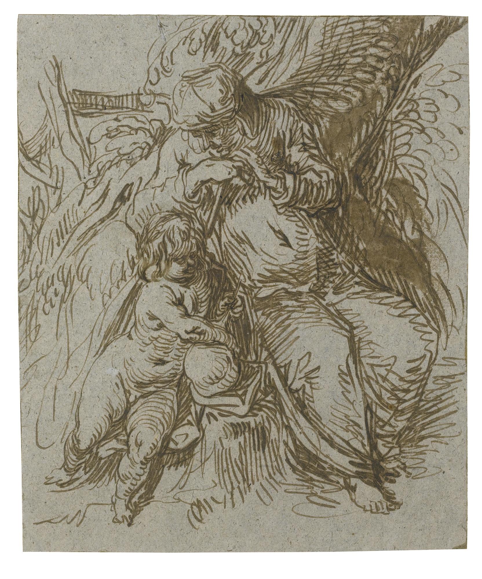 Jacques De Gheyn Ii - The Prophetess Hannah Deciding That The Infant Samuel Shall Be Lent To The Lord