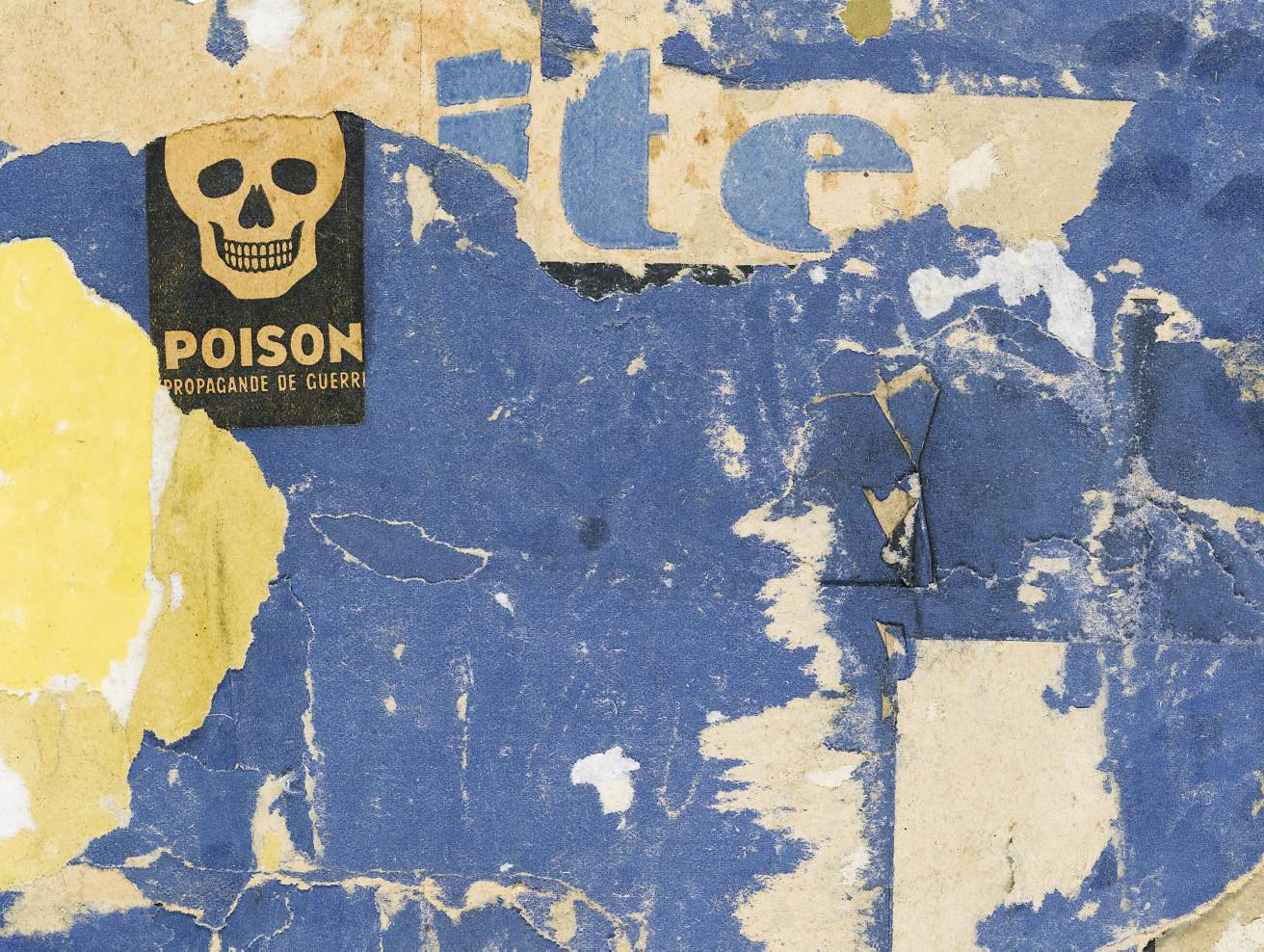 Jacques de La Villeglé - Rue du poison