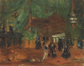 Jacques-Émile Blanche - Acte final du ballet \'Shéhérazade\'