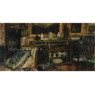 Jacques-Émile Blanche - French The Artist\'S Salon At Auteuil