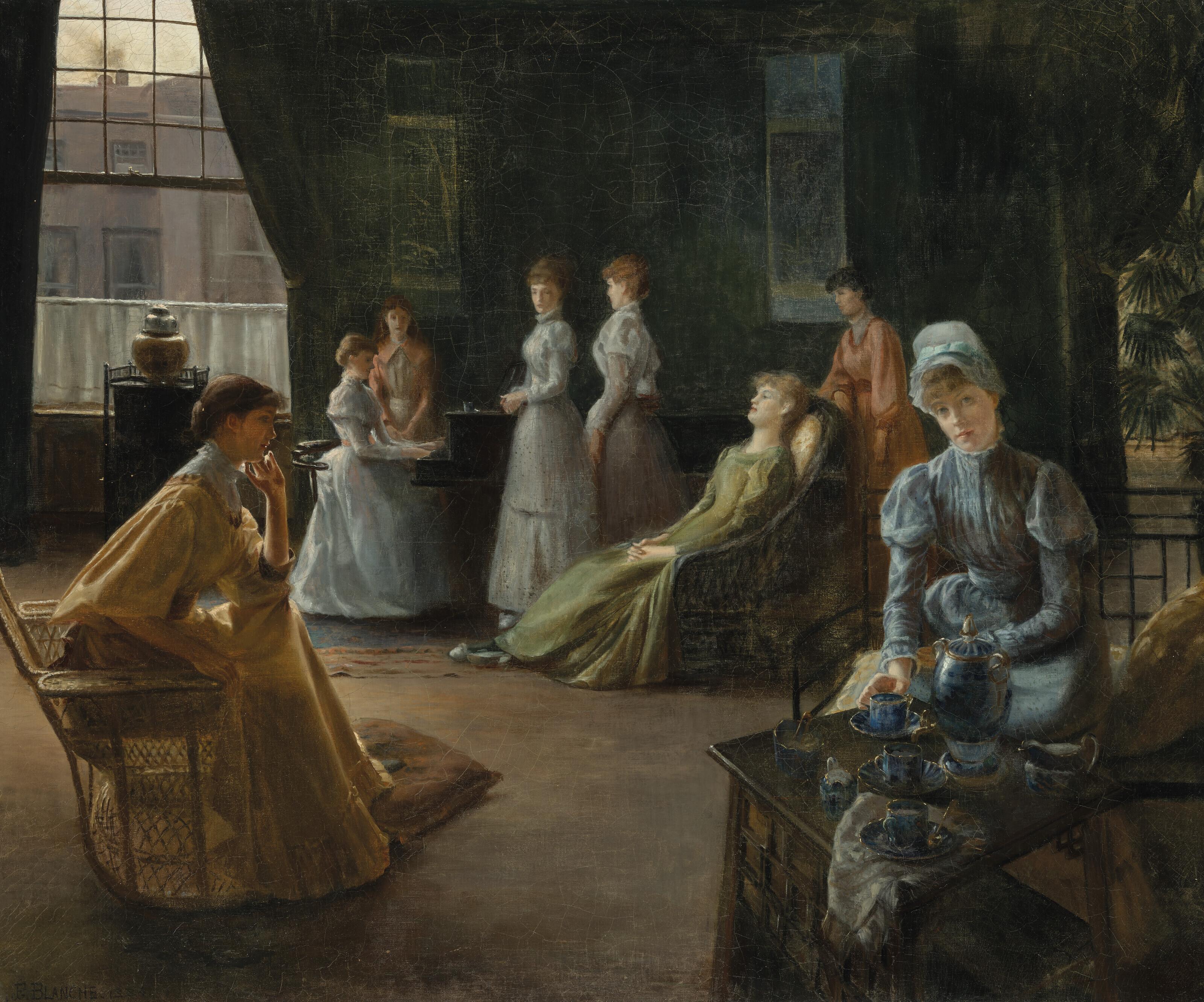 Jacques-Émile Blanche - Intérieur à Londres