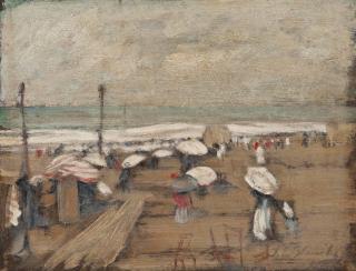 Jacques Emile Blanche - La Plage
