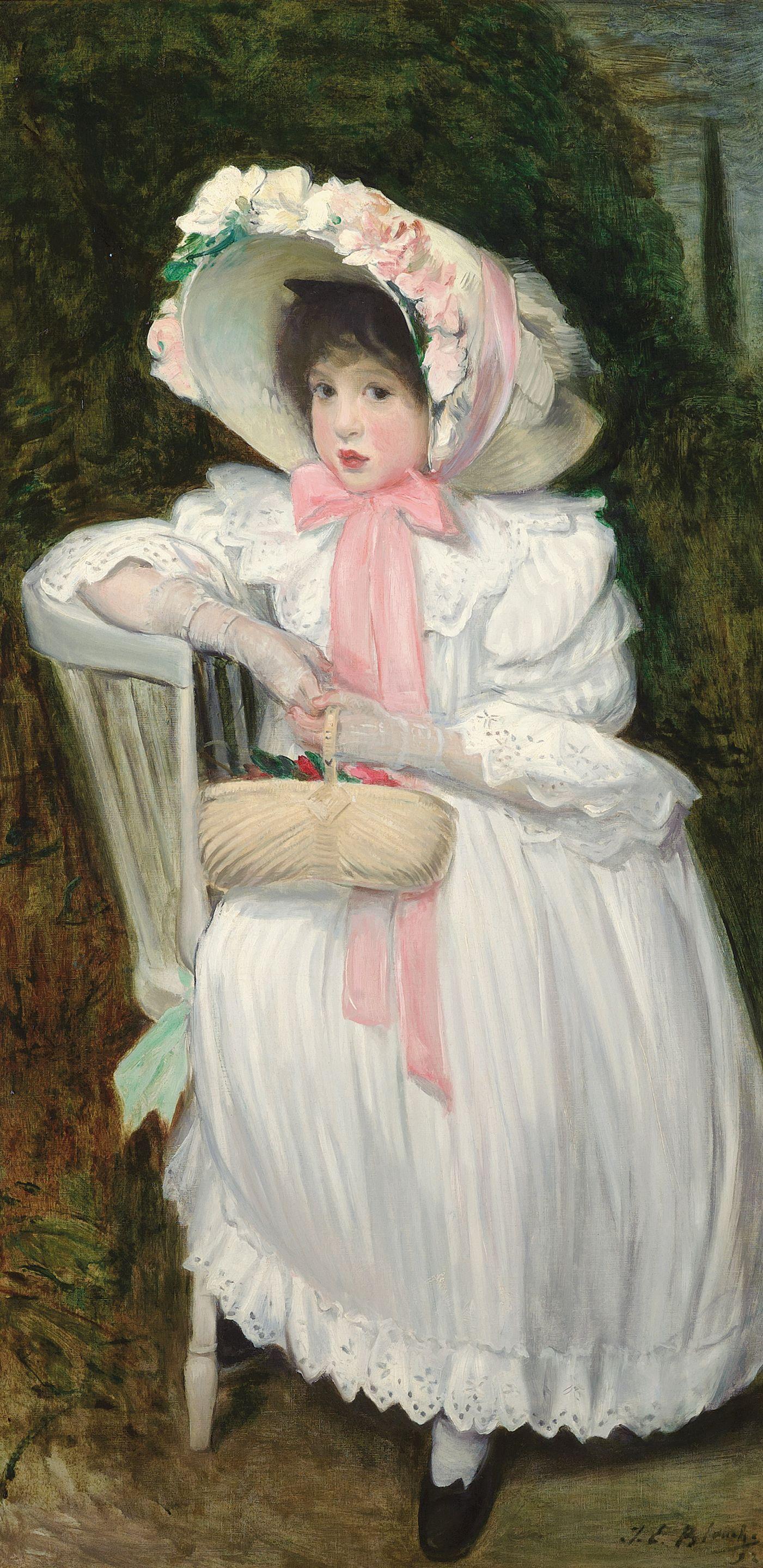 Jacques-Emile Blanche - La Pouponne - Portrait of Wanda Zielinska