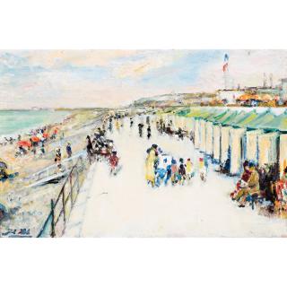 Jacques-Émile Blanche - La Promenade Sur La Plage De Dieppe