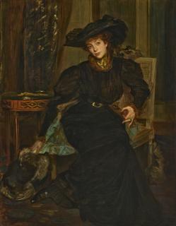 Jacques-Émile Blanche - Lady in Black