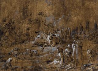 Jacques Gamelin - Scène pastorale