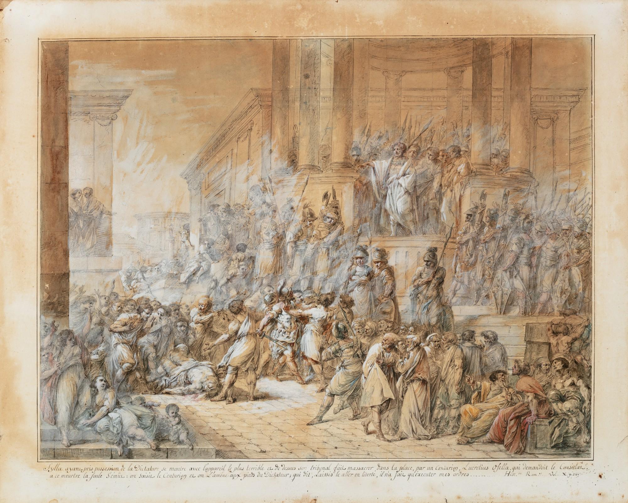 Jacques Gamelin - SYLLA HAVING FREED THE CENTURION