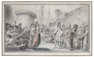 Jacques Gamelin - The Embarkation Of Louis Ix From Aigues-Mortes