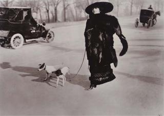Jacques Henri Lartigue - Anna La Pradvina, Avenue du Bois de Boulogne, 1911