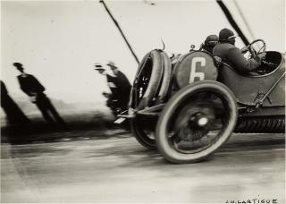 Jacques-Henri Lartigue - Automobile Delage, Grand Prix de l’Automobile-Club de France, Le Tréport, 26 juin 1912