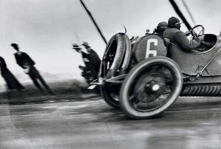 Jacques-Henri Lartigue - Grand Prix de l\'A.C.F., Automobile Delage, 1912
