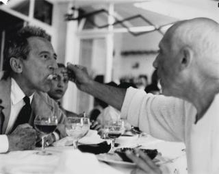Jacques-Henri Lartigue - Jean Cocteau And Picasso, 1955