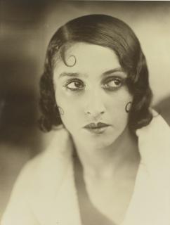 Jacques-Henri Lartigue - Renée Perle In White Robe (With Kiss Curl)