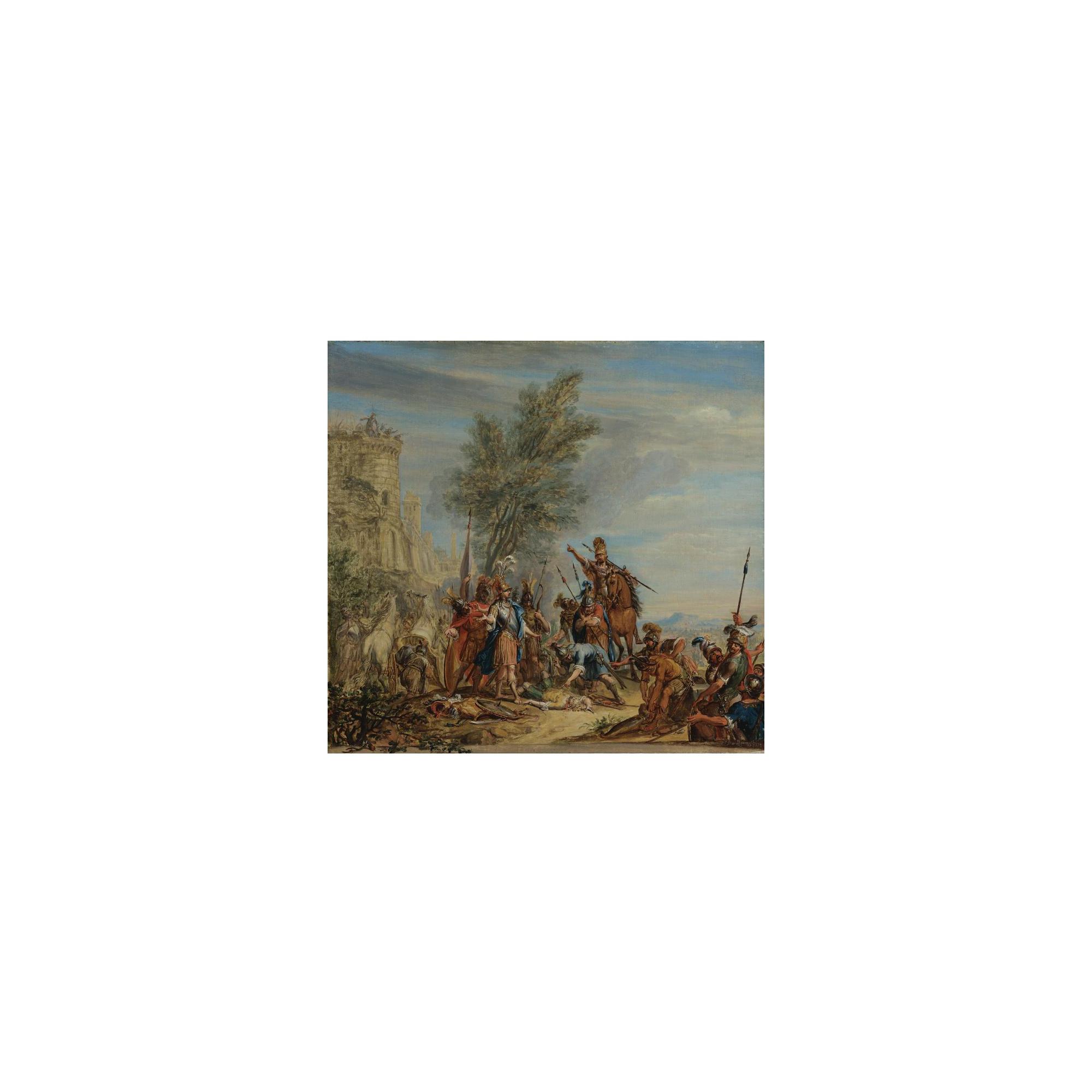 Jacques Ignace de Roore - Ajax And Achilles