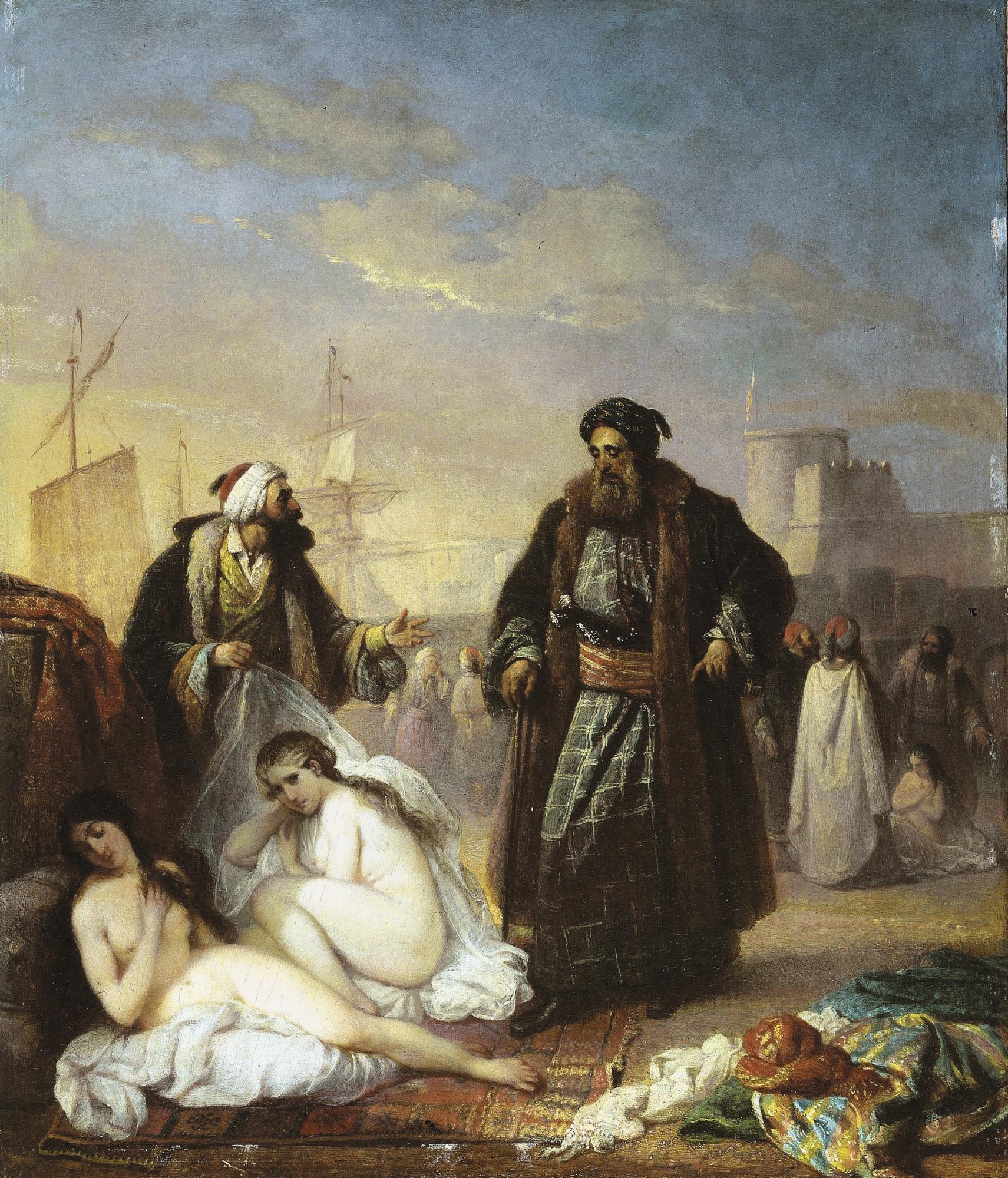 Jacques-Joseph Eeckhout - The Slave Merchant In Turkey