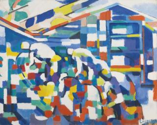 Jacques Lagrange - Femmes Dans Une Serre