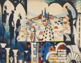 Jacques Lagrange - Roof Top View From Chartres Cathedral