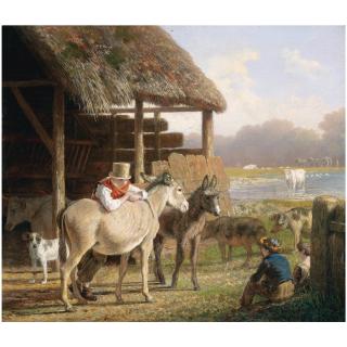 Jacques-Laurent Agasse - Swiss A Visit To The Farm