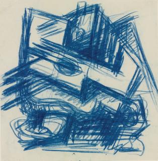 Jacques Lipchitz - Composition Cubiste À La Guitare