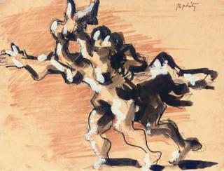 Jacques Lipchitz - Etude pour Arrival