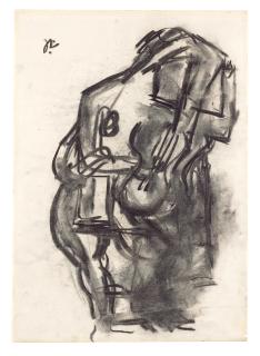 Jacques Lipchitz - Etude pour homme à la guitare