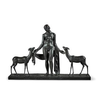 Jacques Lipchitz - Femme et gazelles