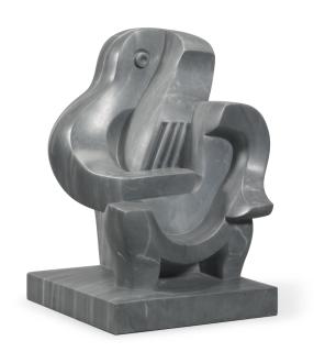 Jacques Lipchitz - Joueur De Guitare Assis