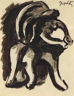 Jacques Lipchitz - Ohne Titel (Akt)