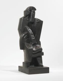 Jacques Lipchitz - Seated Man With Clarinet