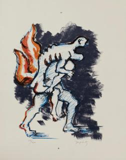 Jacques Lipchitz - Untitled from the Flight portfolio