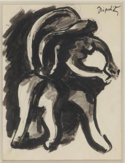 Jacques Lipchitz - Untitled (recto and verso)
