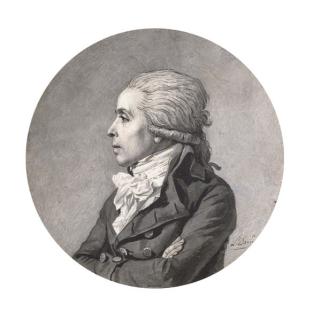 Jacques-Louis David - Portrait d\'homme de profil