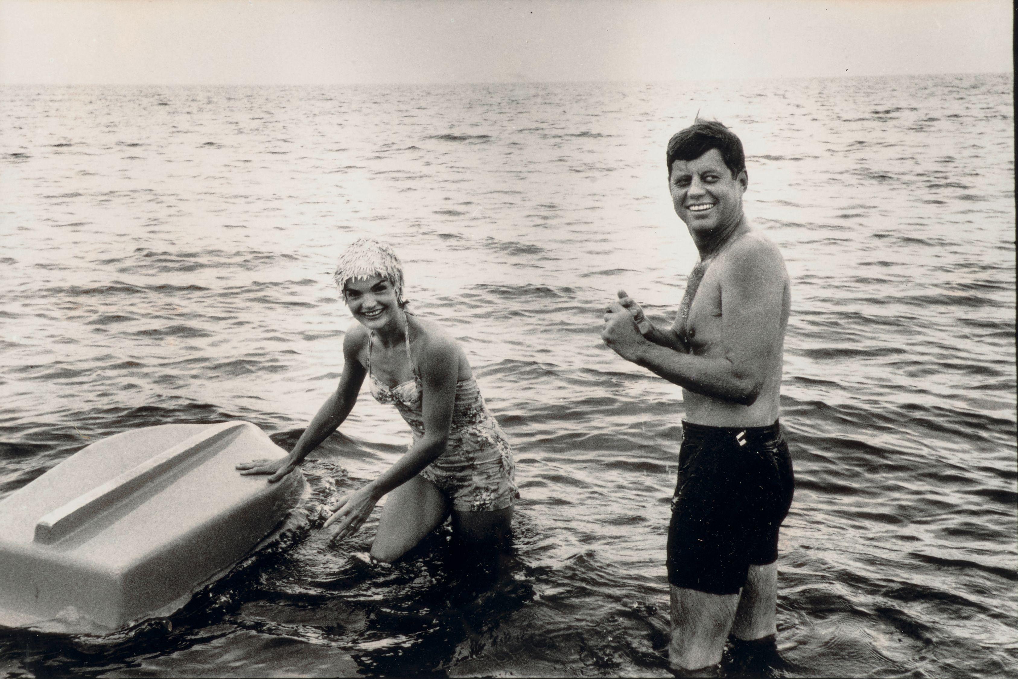 Jacques Lowe - President John F. Kennedy and Jacqueline Kennedy, Nantucket Bay
