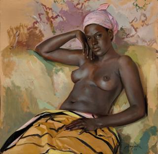 Jacques Majorelle - Aïcha Au Pagne Jaune