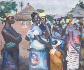 Jacques Majorelle - Femmes de Kayes, Vers 1945
