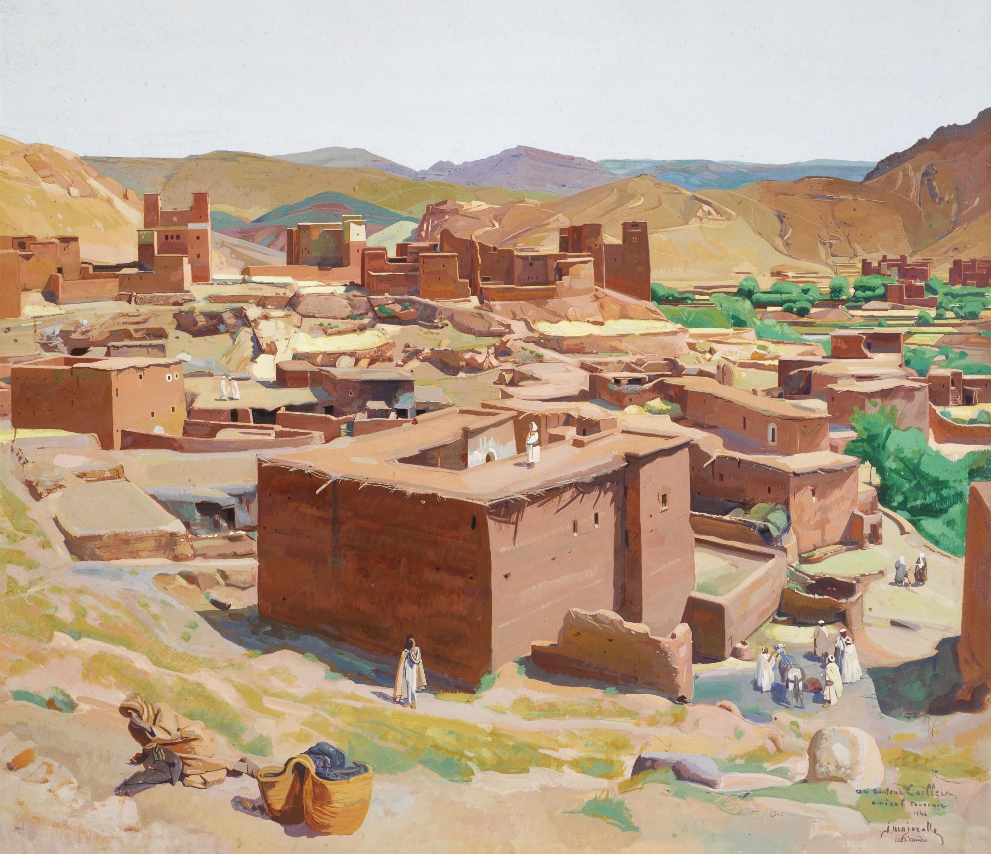 Jacques Majorelle - Frenchvillage In The Atlas
