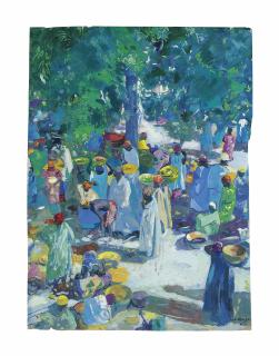 Jacques Majorelle - Marché Soudanais, Bamako (Mali)