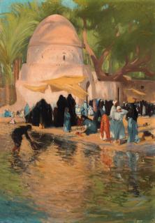 Jacques Majorelle - The market at Marg