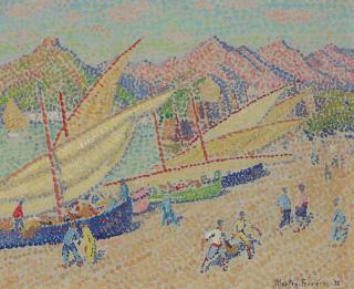 Jacques Martin-Ferrieres - Collioure--Arivée de la pêche