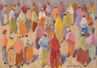 Jacques Martin-Ferrieres - Femmes à Prizren (Kosovo)