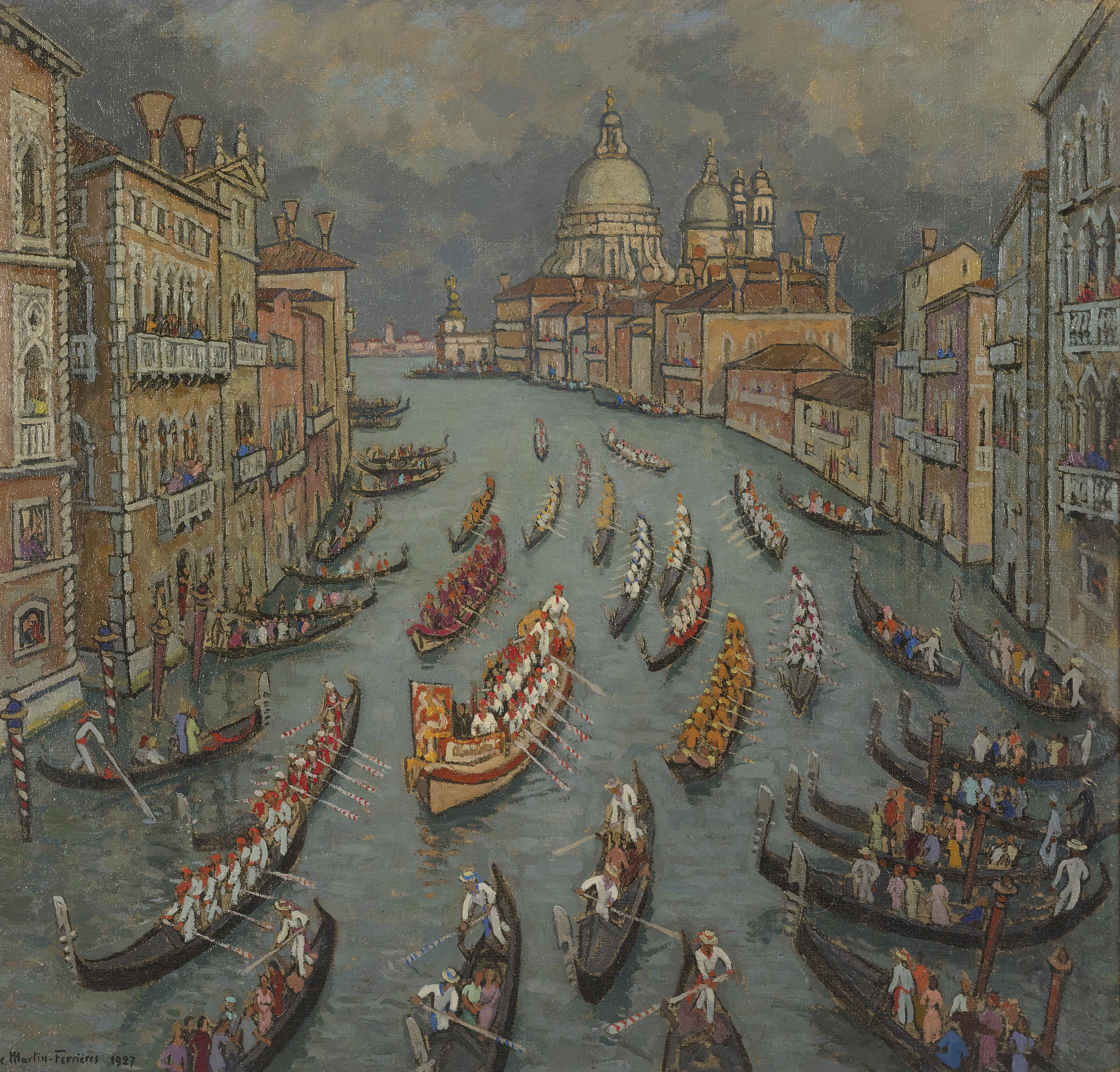 Jacques Martin-Ferrières - Fête Sur Le Grand Canal