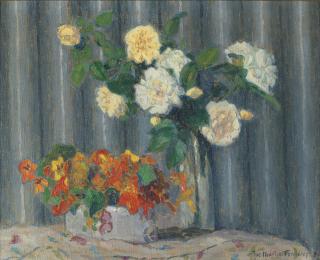 Jacques Martin-Ferrières - Roses Et Giroflées