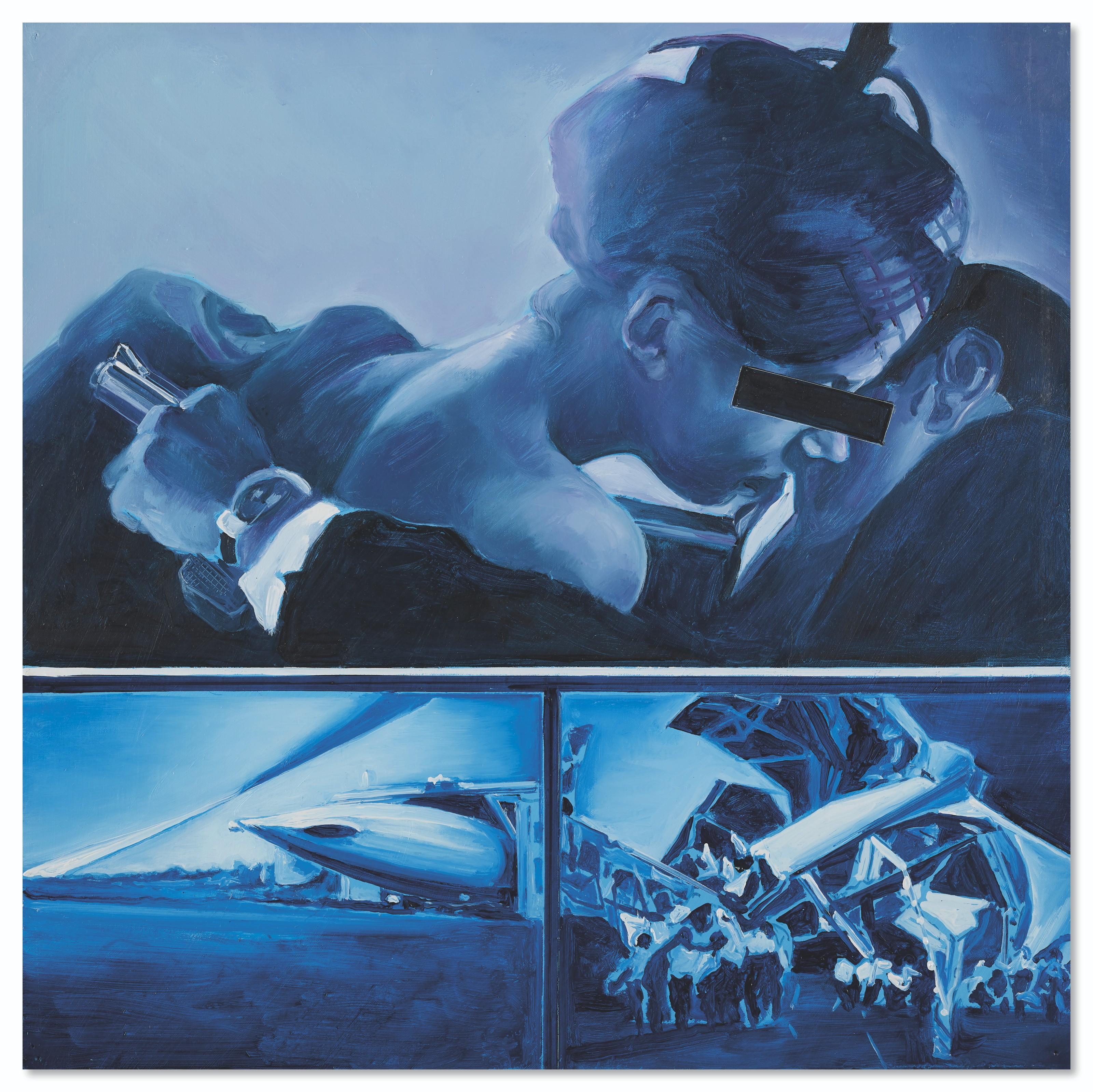 Jacques Monory - Baiser n°21